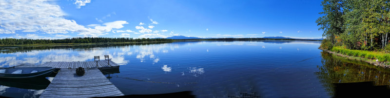 Anahim Lake from Escott Bay Resort